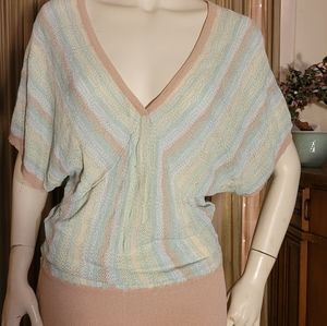Vintage Bebe flutter style blouse